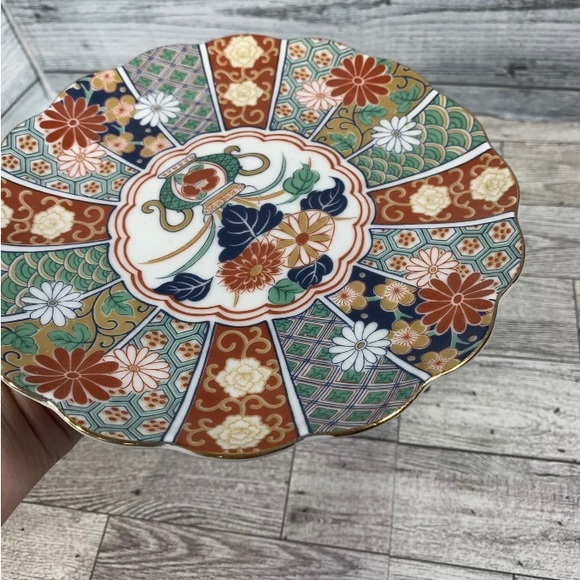 Arita Fine China Hand Decorated Plate Imari Reproduction 7.75" Made In Japan - Picture 7 of 7